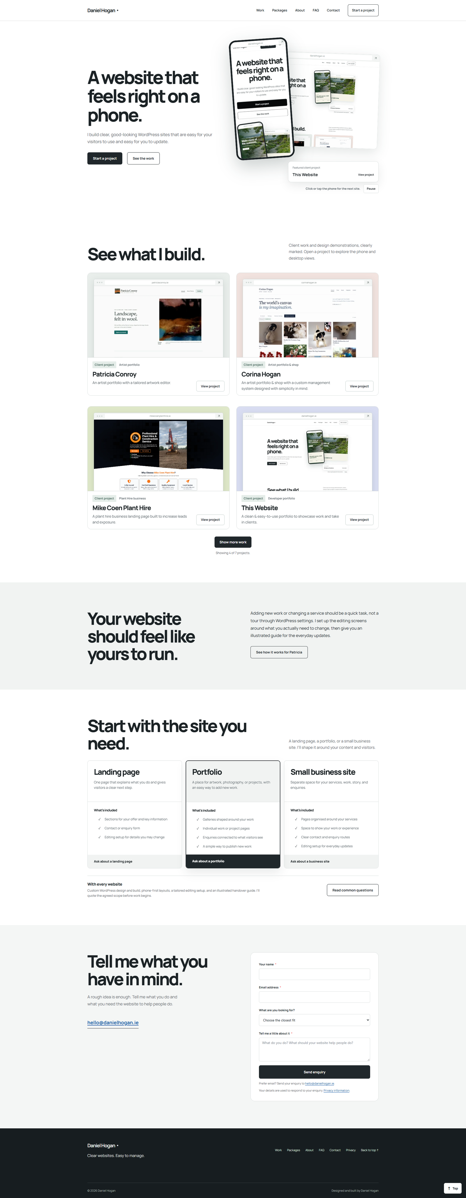 Desktop preview of This Website